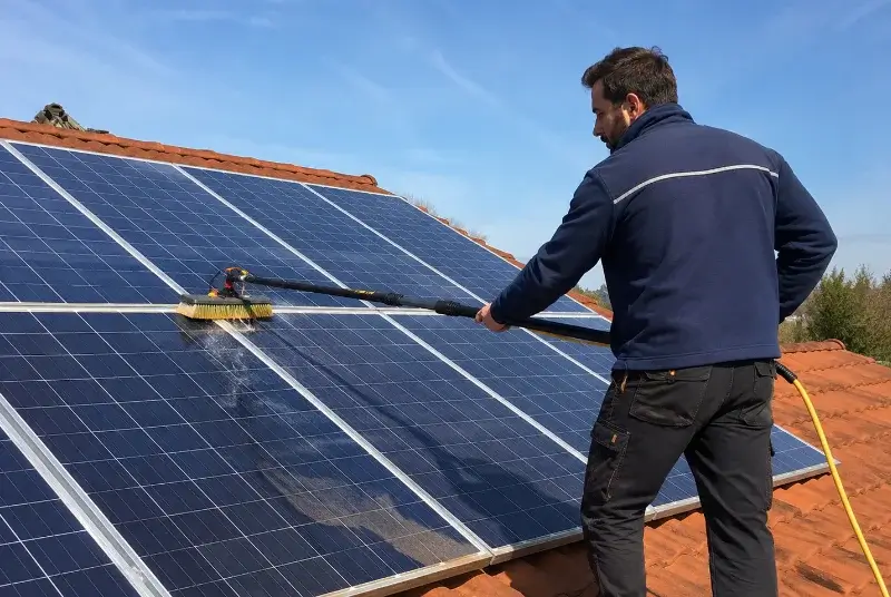 Nettoyage et entretien de panneaux solaires à Sète